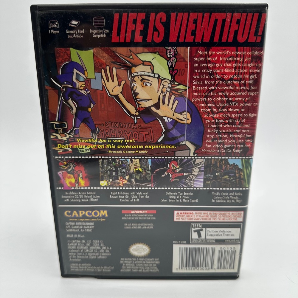 Viewtiful Joe (GameCube) Complete CIB - Tested Working - Clean Disc - Picture 2 of 5